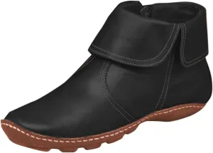 Ankle Boots for Women No Heel,2019 New Arch Support Boots Side Zipper Vintage Leather Damping Shoes Flat Heel Booties