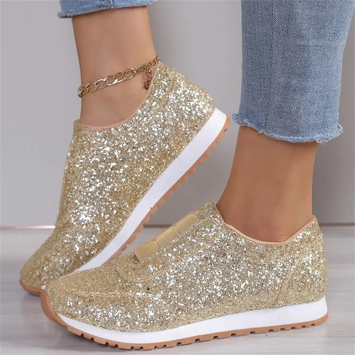 Barefoot Shoes Men Womens Slip On Sneakers with Arch Support Womens Loafers with Arch Support Flat Bottom Fashion Women's Christmas Shoes Slip on Non Slip Low Top Casual