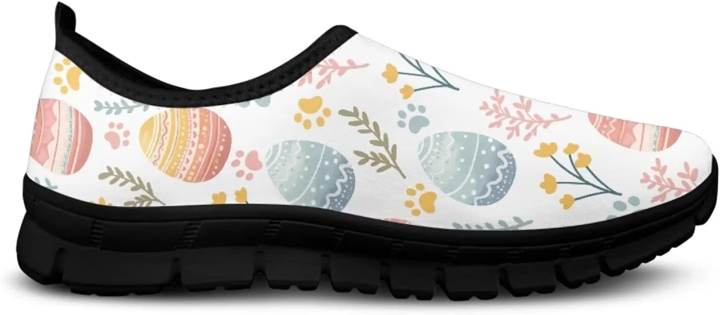 Binienty Women's Slip-Ons Holiday Shoes Casual Low Cut Loafers Comfortable Walking Travel Shoes Anti Skid