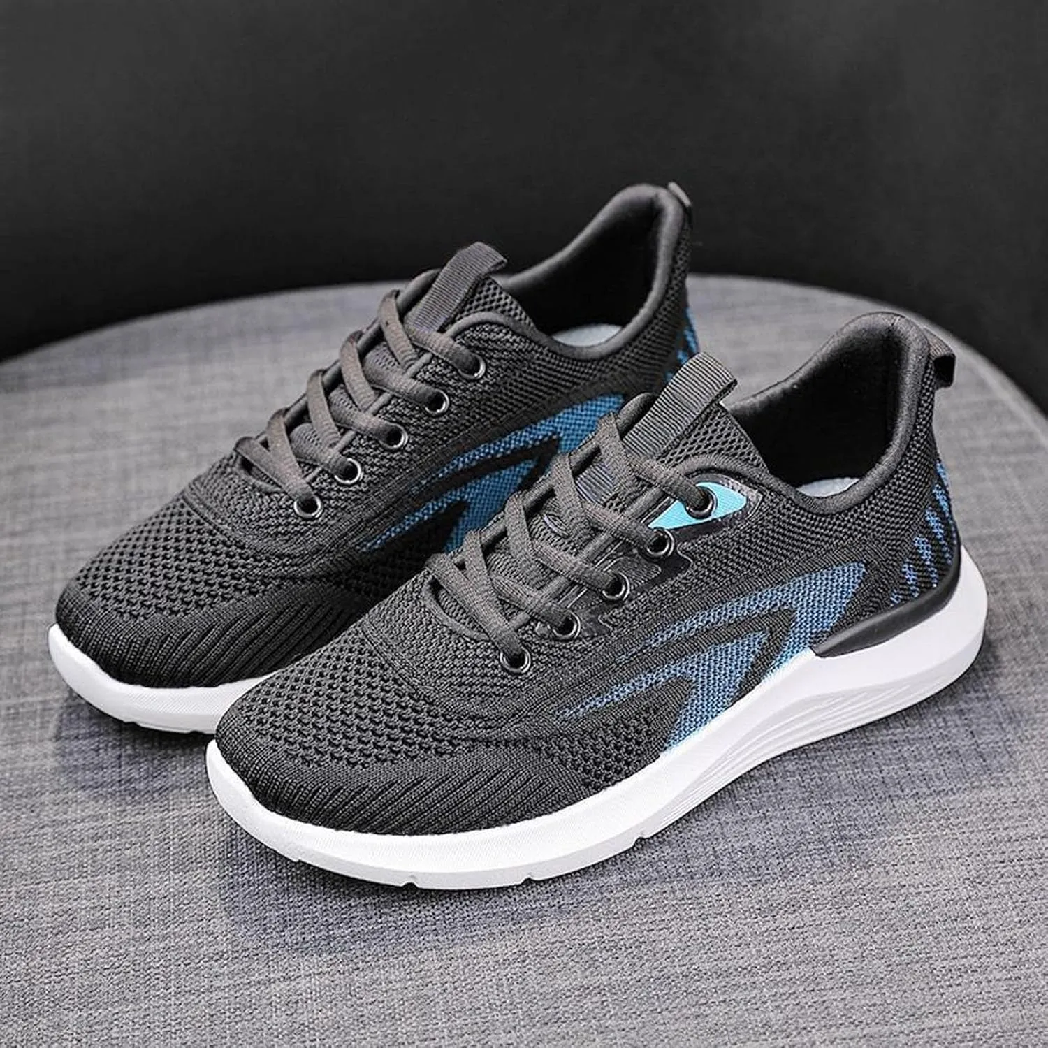 Black Platform Sneakers for Women Dressy Slip On Shoes Women Wide Width Black Shoes Women Sneakers Dressy Womens Tennis Shoes 7.5 Lace Up Zapatillas OrtopéDicas para Caminar De Mujer para Salir