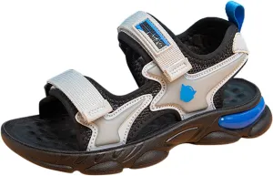 Child Boy Unisex Sports Sandals Hiking Beach Casual Open Toe Adjustable Strap Lightweight Soft Sole Sandals