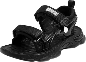 Child Boy Unisex Sports Sandals Hiking Beach Casual Open Toe Adjustable Strap Lightweight Soft Sole Sandals