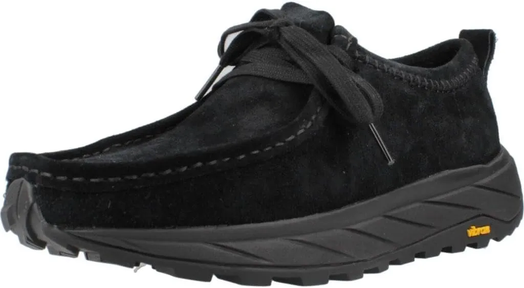Clarks Men's Flat Oxford Boot, Black (Black Suede), 10