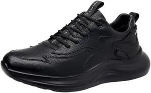 Classic Men’s Formal Oxford Shoes for Black Tie Events, Genuine Leather Dress Shoes with Breathable Insole for Wedding Attire
