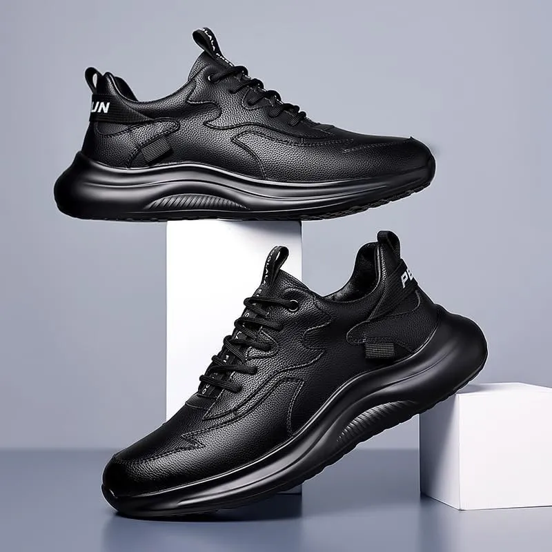 Classic Men’s Formal Oxford Shoes for Black Tie Events, Genuine Leather Dress Shoes with Breathable Insole for Wedding Attire