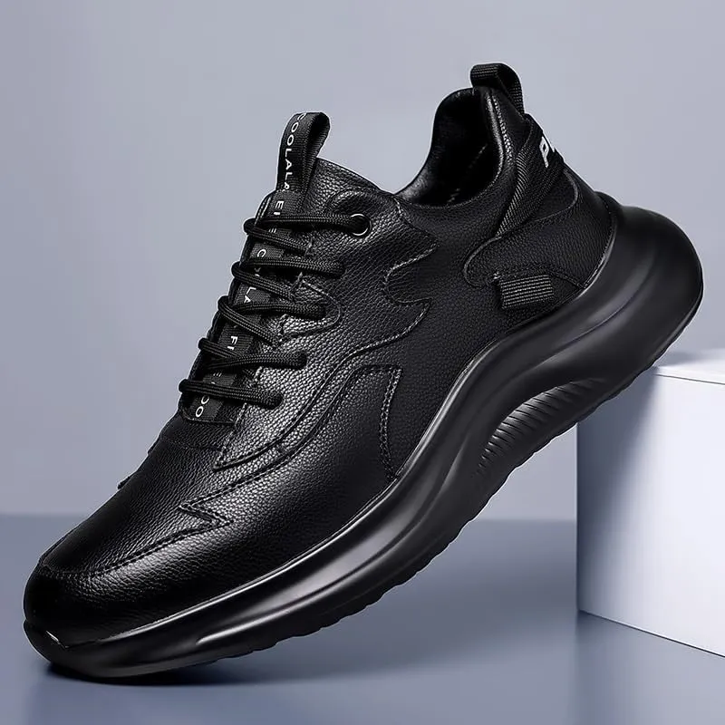 Classic Men’s Formal Oxford Shoes for Black Tie Events, Genuine Leather Dress Shoes with Breathable Insole for Wedding Attire