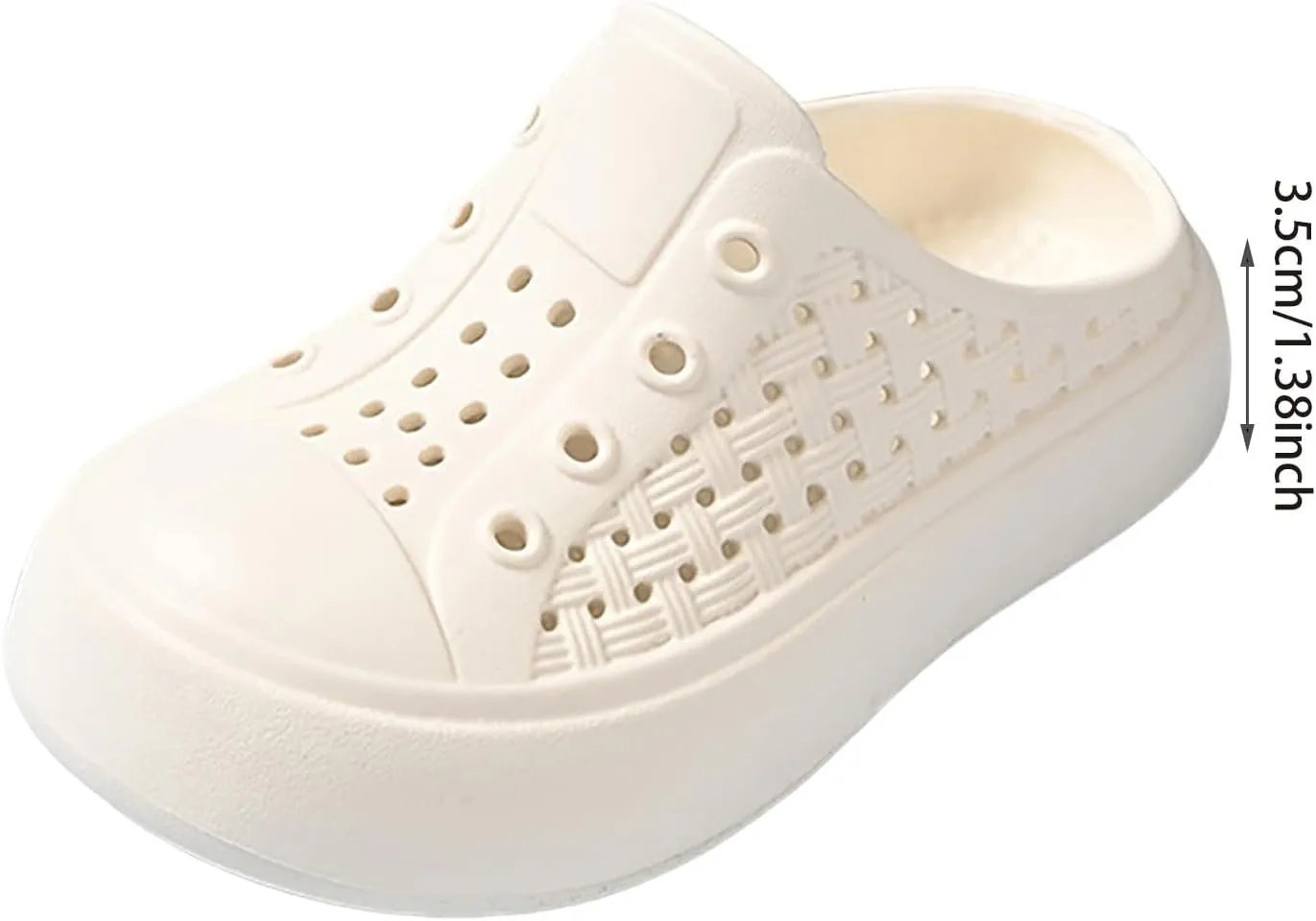 Cloud Sandals for Kids Comfortable Soft Thick Sole Sandals Slip On Foot Covered Sandal Lightweight Beach Shoes