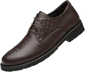 Comfortable Casual Business Oxford Shoes - Genuine Leather Lace Up Dress Shoes for Men