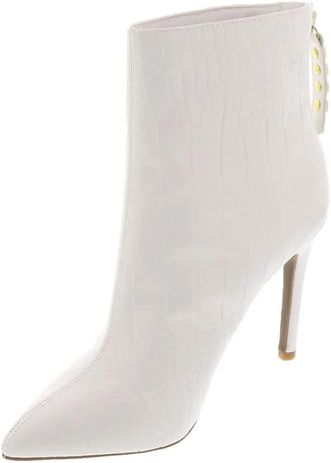 Dasha Stiletto Booties BLACK FAUX / 8.5