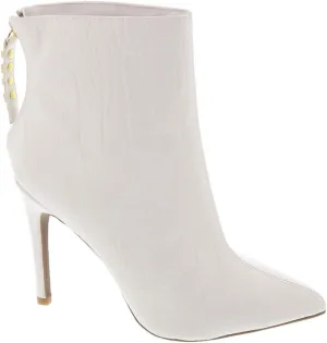 Dasha Stiletto Booties BLACK FAUX / 8.5