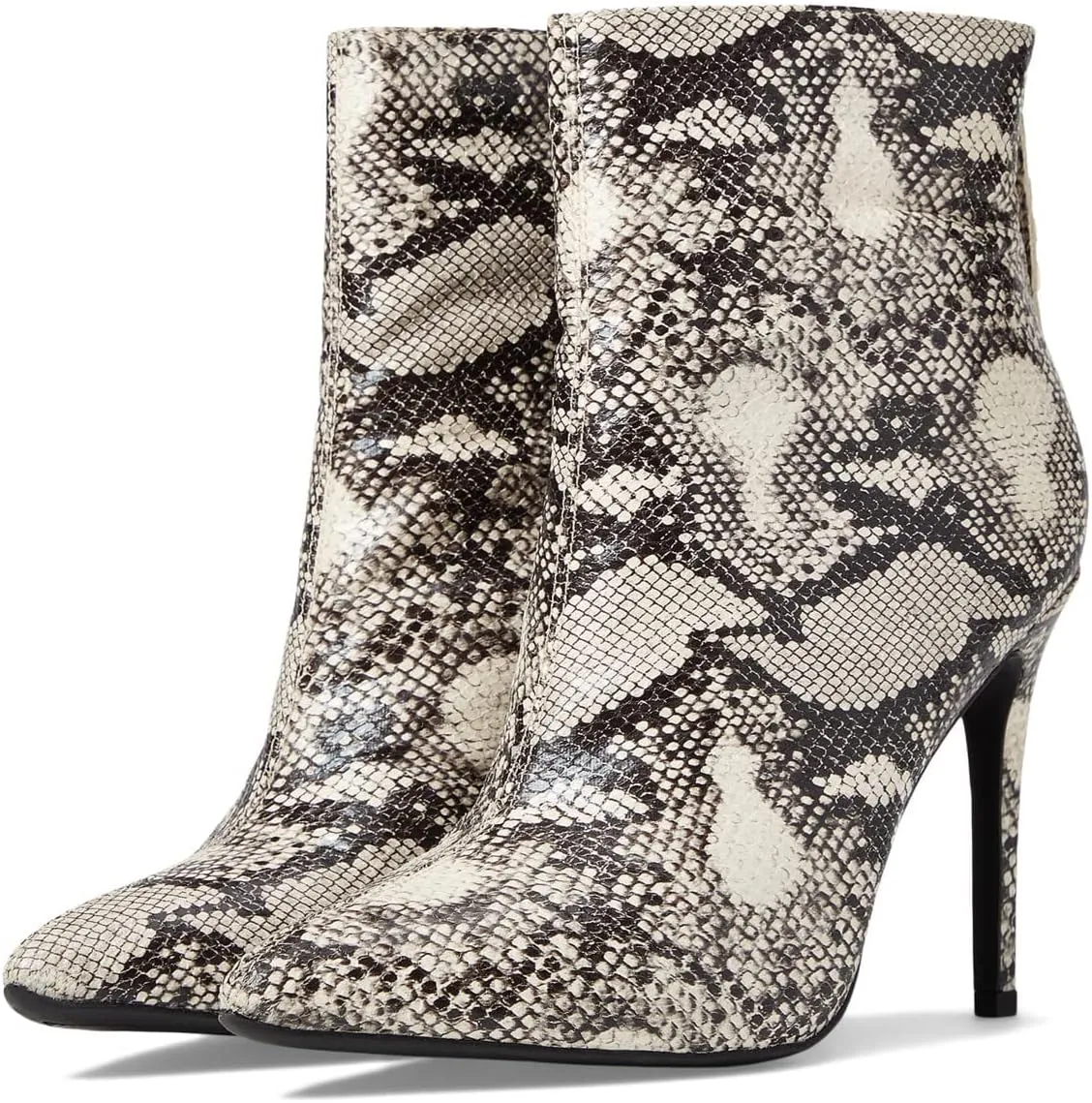 Dasha Stiletto Booties BLACK FAUX / 8.5