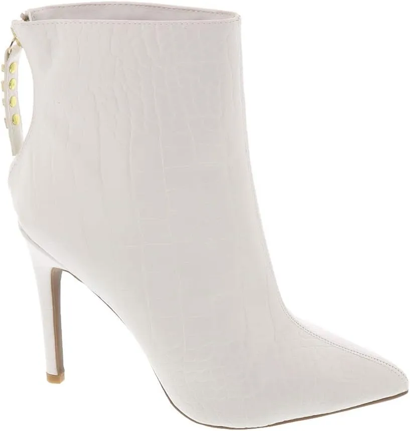 Dasha Stiletto Booties BLACK FAUX / 8.5
