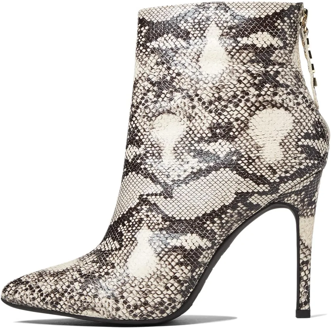 Dasha Stiletto Booties BLACK FAUX / 8.5