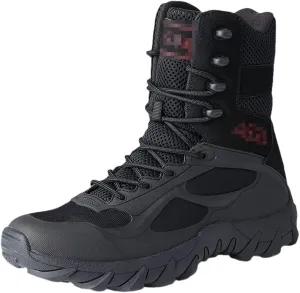 Desert Outdoor Tactical Boots Men's Military Boots High Top Non-Slip Hiking Shoes Work Shoes