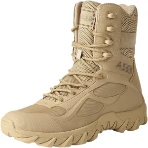 Desert Outdoor Tactical Boots Men's Military Boots High Top Non-Slip Hiking Shoes Work Shoes