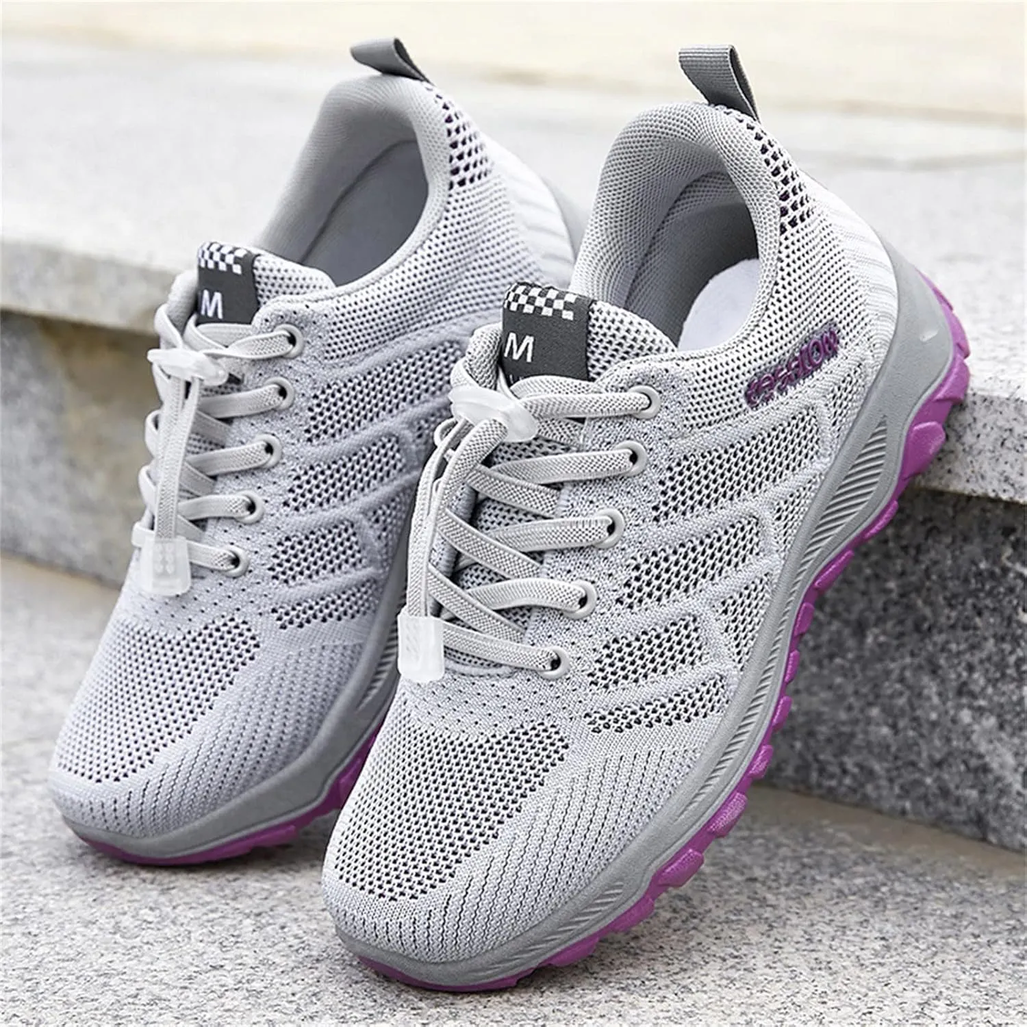 Fashion Autumn Women Mesh Breathable Elastic Lace Up Comfortable and Easy to Wear Mens Sand Shoes Beach Womens Sneakers