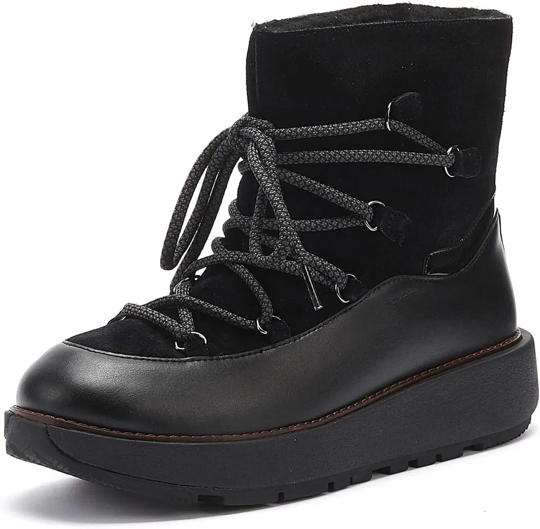 Fitflop Skandi Women Black Suede Boots