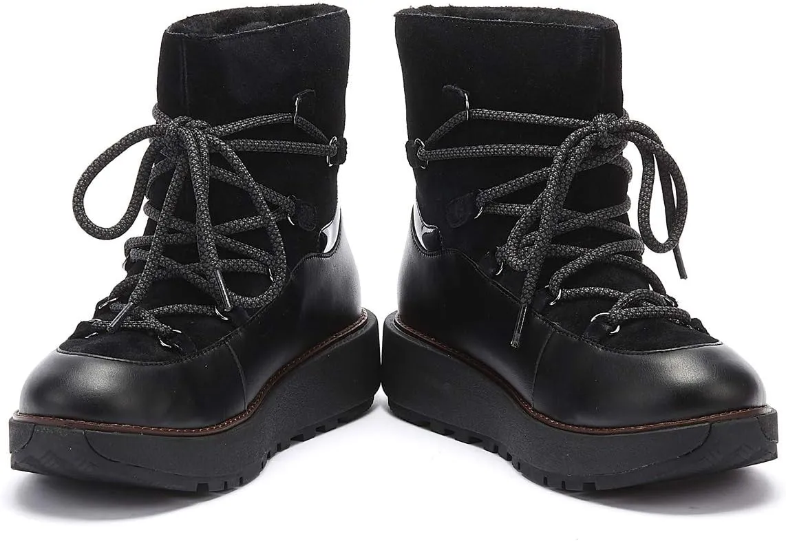 Fitflop Skandi Women Black Suede Boots