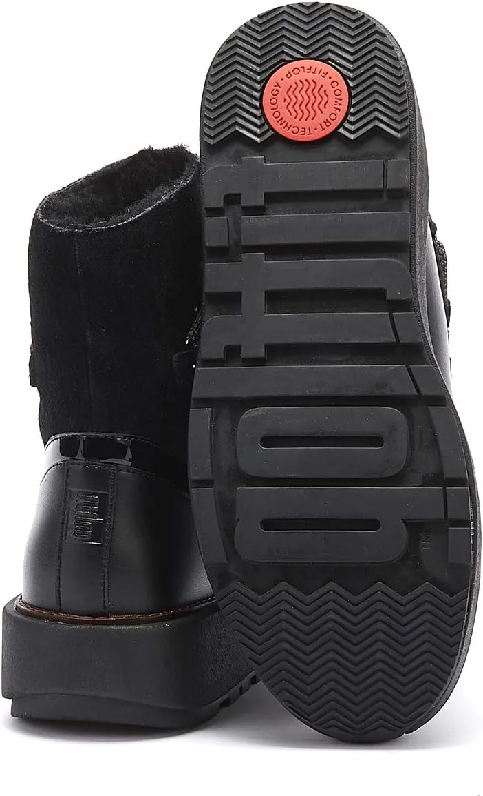 Fitflop Skandi Women Black Suede Boots