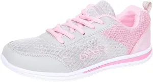 Flat Walking Shoes for Women 2025 Casual Mesh Summer Lace up Breathable Closed Toe Outdoor Running Shoes Comfortable for Workout Running Walking