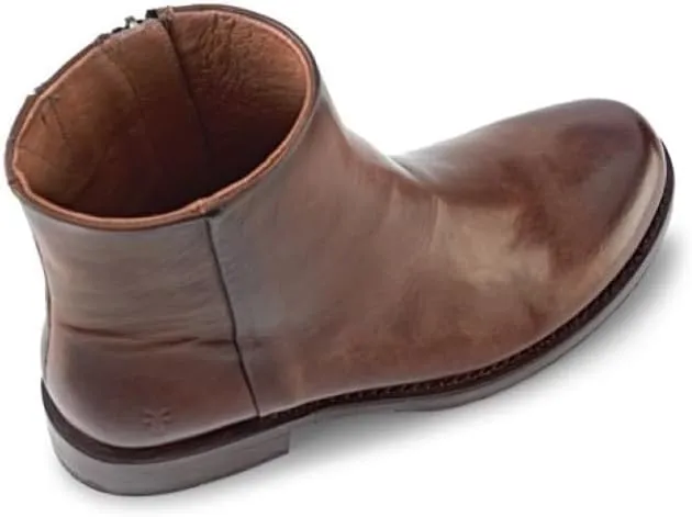 Frye Veronica Inside Zip 6 Booties for Women Made from Premium Leather with Leather Lining and Welt-Constructed Leather & Rubber Traction Outsole
