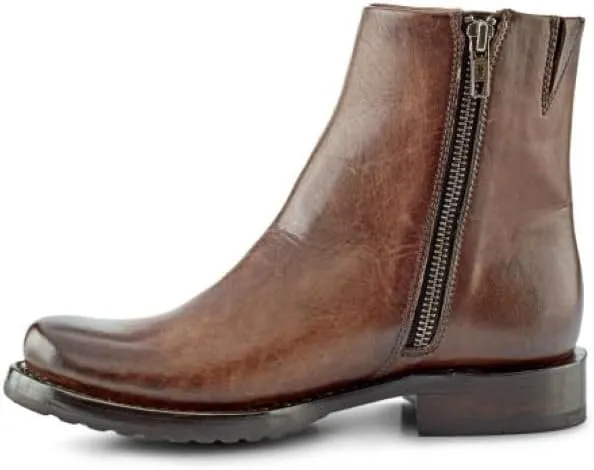 Frye Veronica Inside Zip 6 Booties for Women Made from Premium Leather with Leather Lining and Welt-Constructed Leather & Rubber Traction Outsole