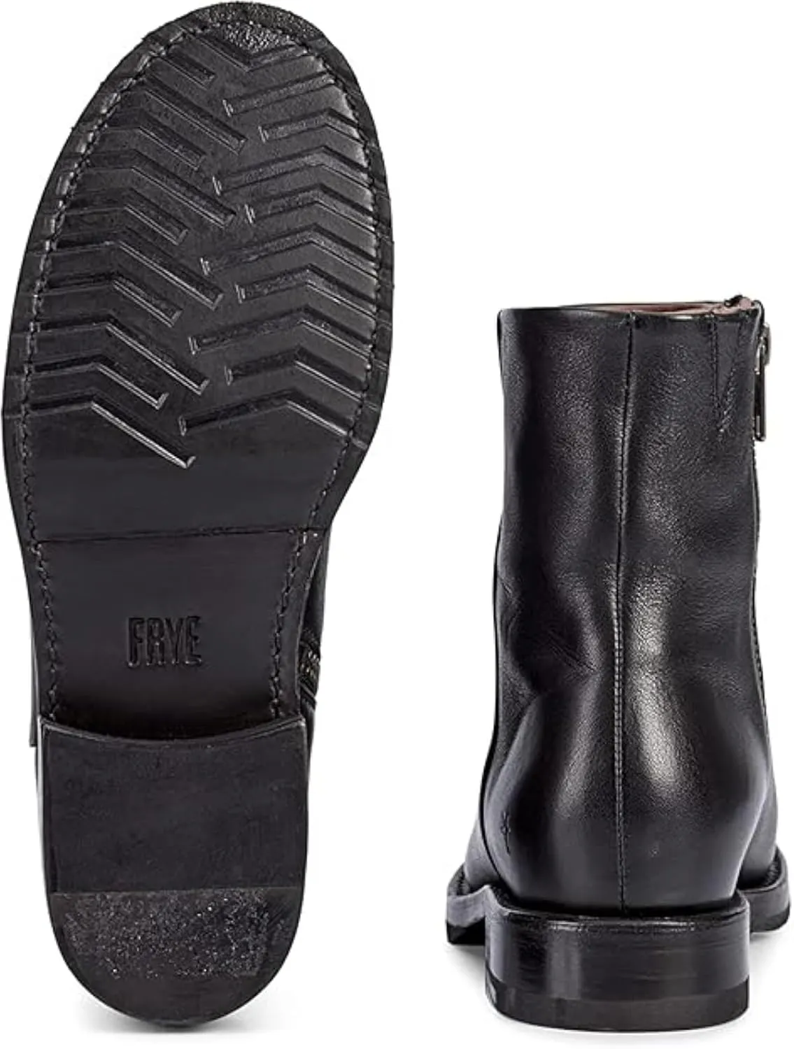 Frye Veronica Inside Zip 6 Booties for Women Made from Premium Leather with Leather Lining and Welt-Constructed Leather & Rubber Traction Outsole