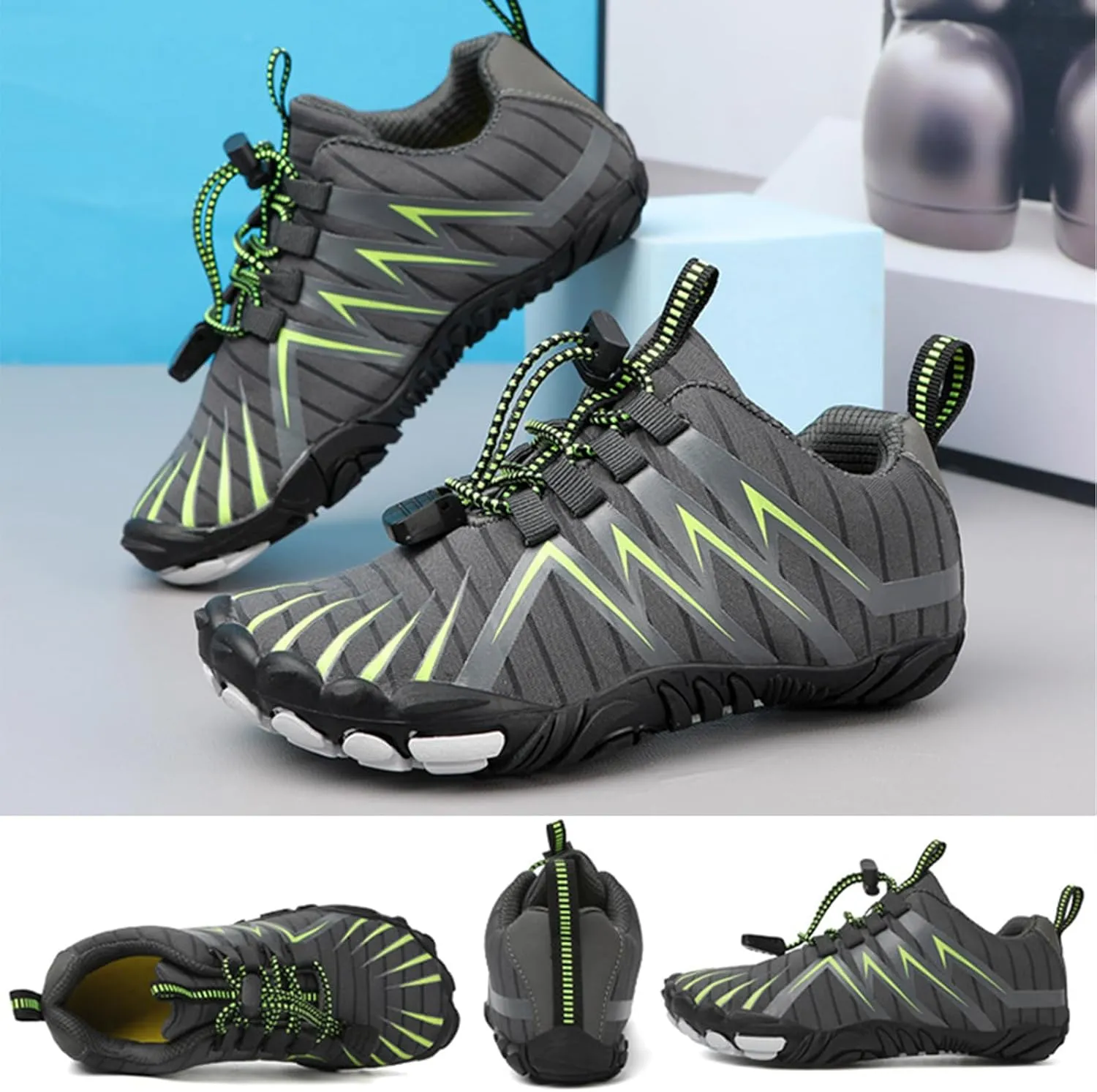 Giltpeak Hike Barefoot Womens Winter Boots, Non-Slip Walking Snow Boots for Men, Waterproof Hiking Shoes Outdoor