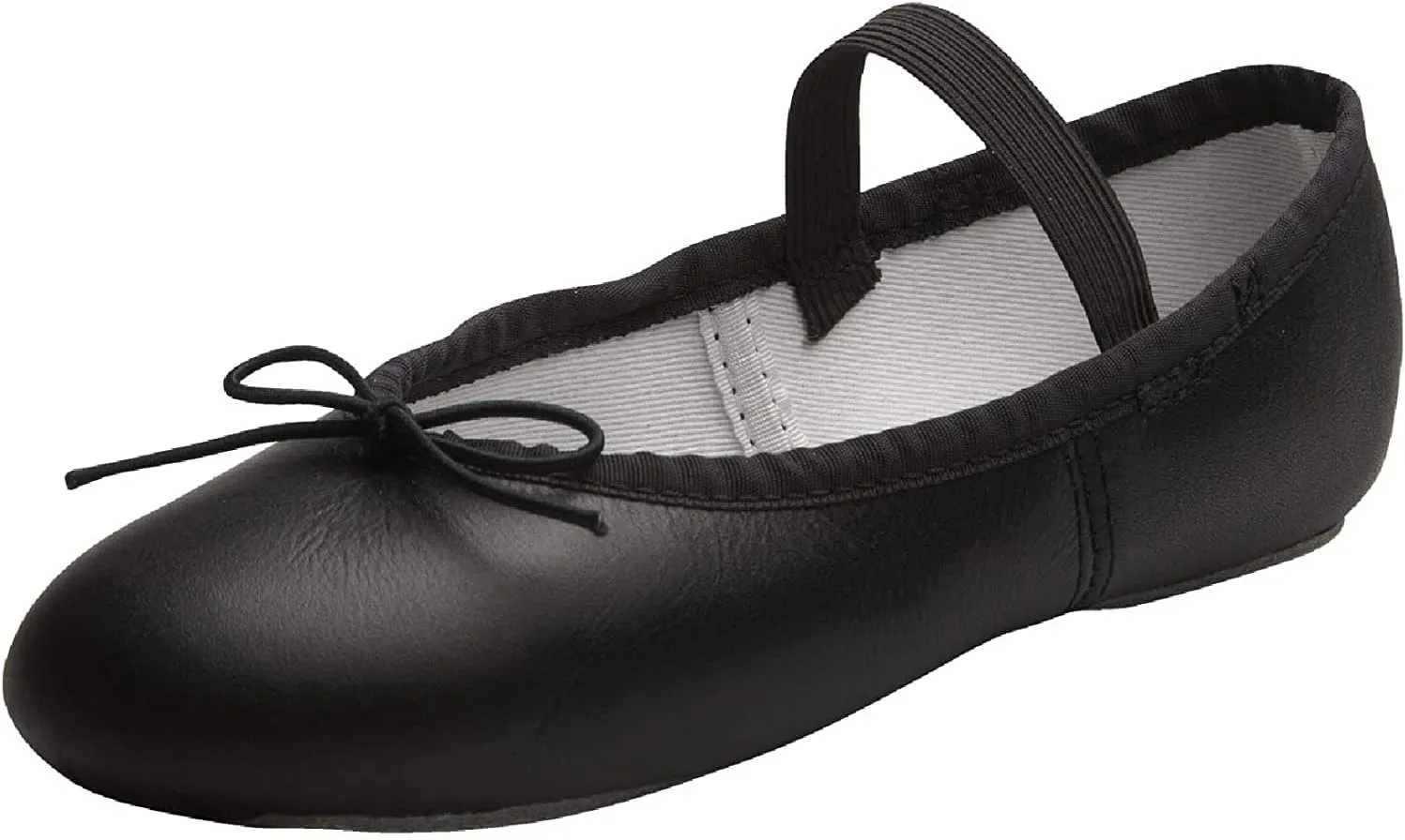 Girl's Black Ballet Shoe Black 6 Big Kid