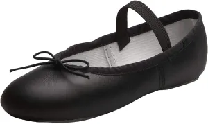 Girl's Black Ballet Shoe Black 6 Big Kid