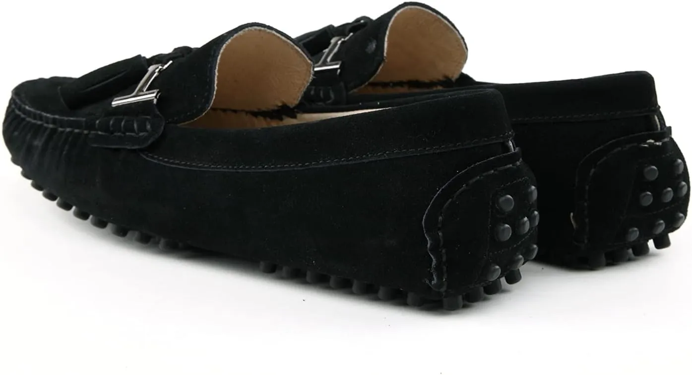 Hanfike Womens Casual Loafers Shoes Slip on Flats with Tassel Buckle Knot