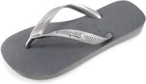 havaianas Men Top Basic Flip Flops - Men's Summer Sandals - Black/Black/Blue, 13/14