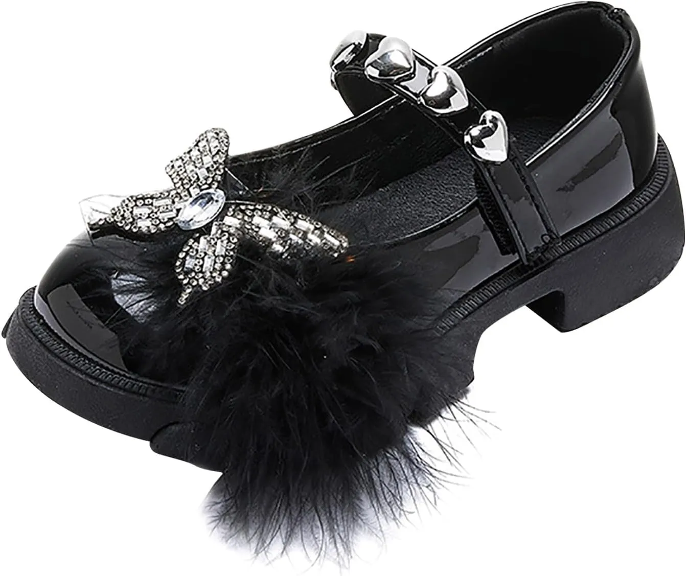 High Heeled Shoes for Girls Spring and New Model Soft Sole Single Shoes for Children's Formal Wear Girls Easter Sandals