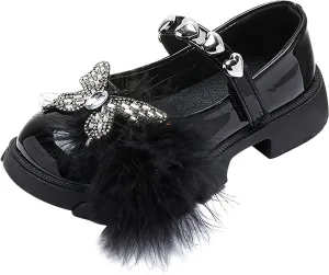High Heeled Shoes for Girls Spring and New Model Soft Sole Single Shoes for Children's Formal Wear Girls Easter Sandals