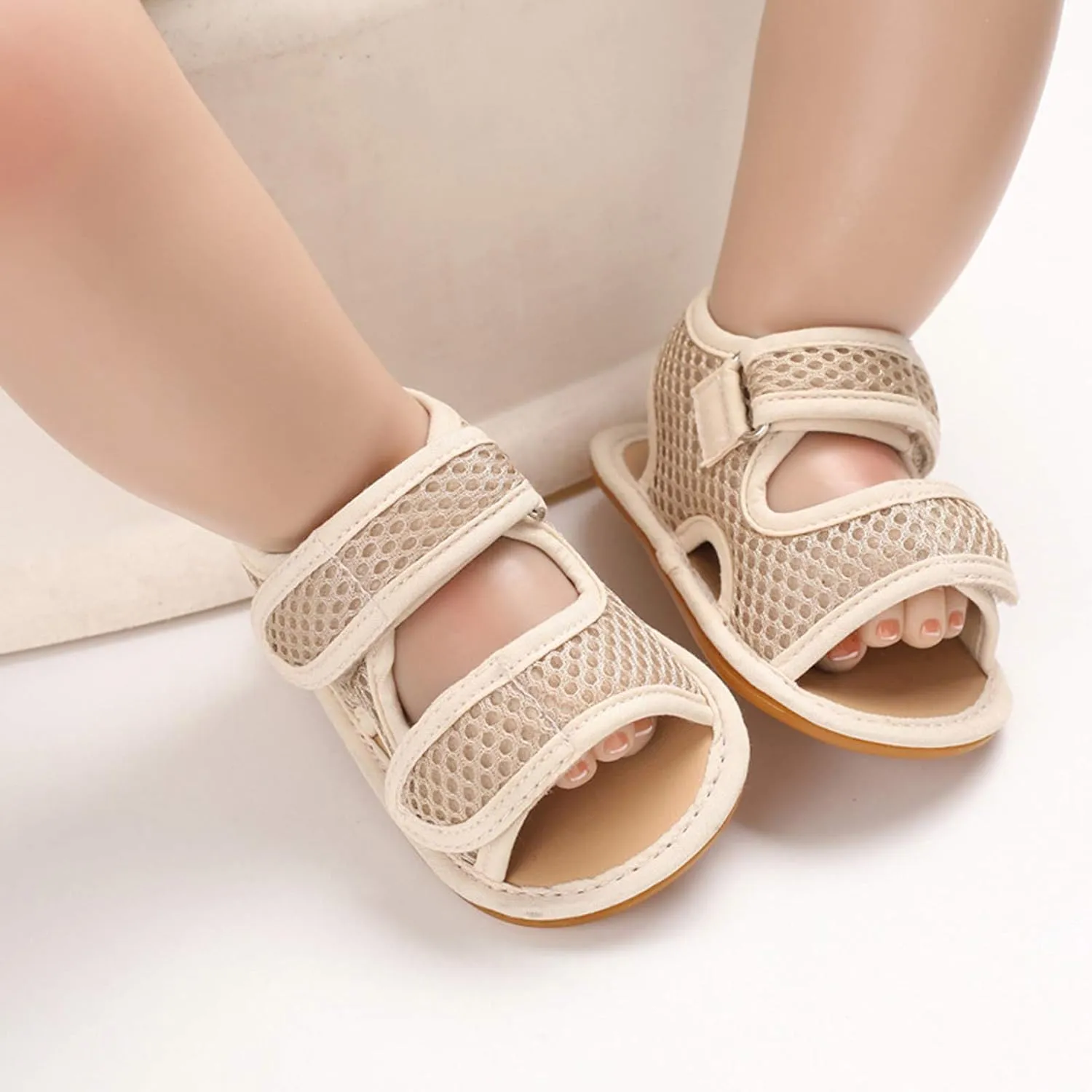 Infant Baby Girls Boys Sandals Rubber Soft Sole Premium Toddler First Walker Outdoor Summer Beach Shoes