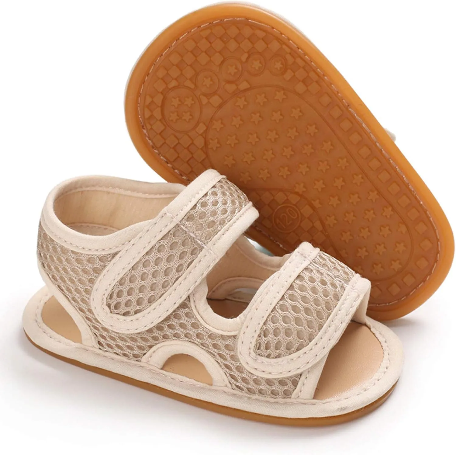 Infant Baby Girls Boys Sandals Rubber Soft Sole Premium Toddler First Walker Outdoor Summer Beach Shoes