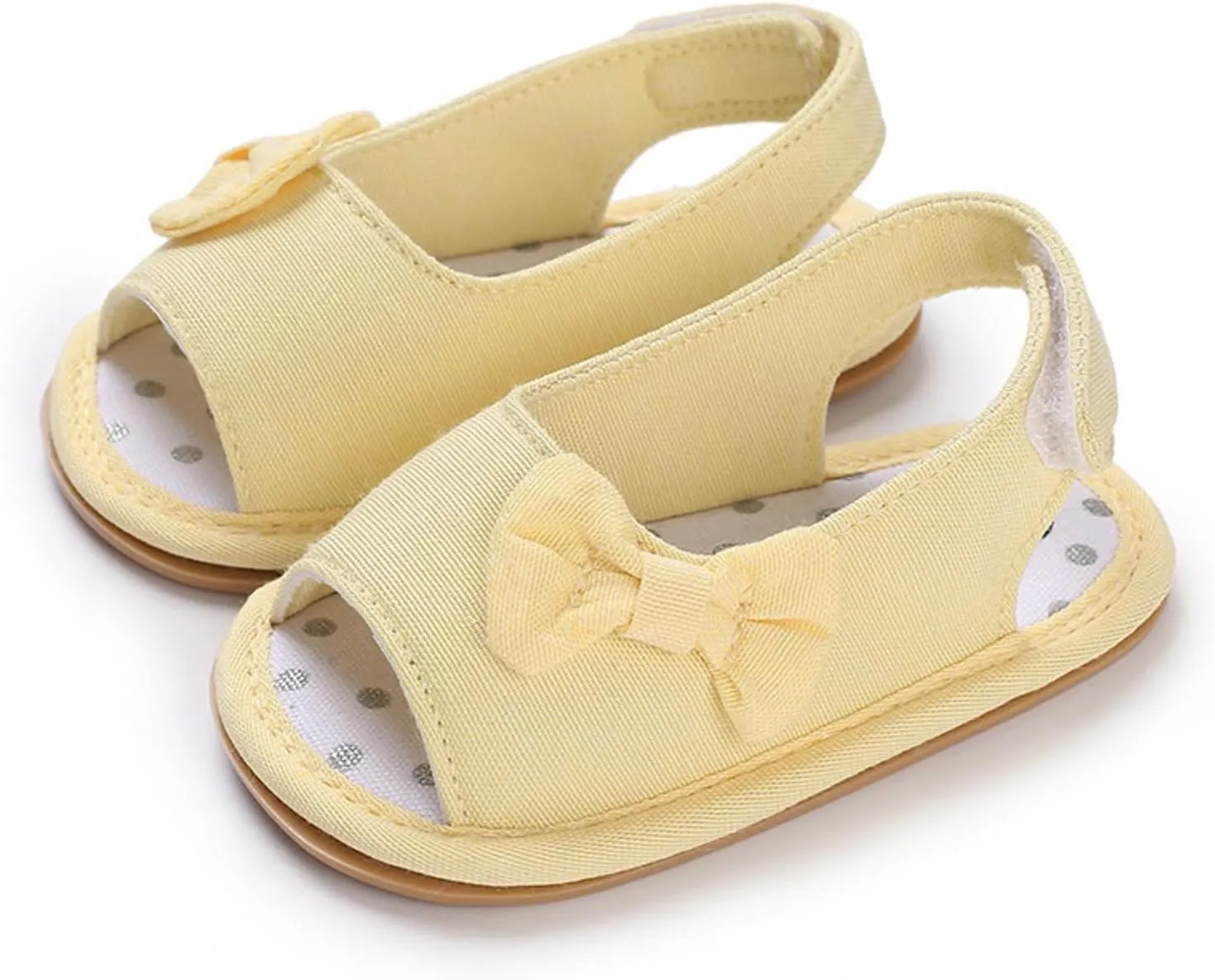 Infant Baby Girls Sandals With Flower Bowknot Soft Sole Shoes Newborn Toddler First Walkers Crib Dress Shoes