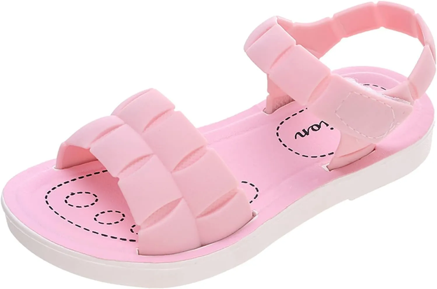 Kids Girls Thick Sole Comfy Soft Beach Sandal 2025 Summer Fashion Comfortable Anti Slip Outdoor Casual Dress Shoes