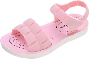 Kids Girls Thick Sole Comfy Soft Beach Sandal 2025 Summer Fashion Comfortable Anti Slip Outdoor Casual Dress Shoes