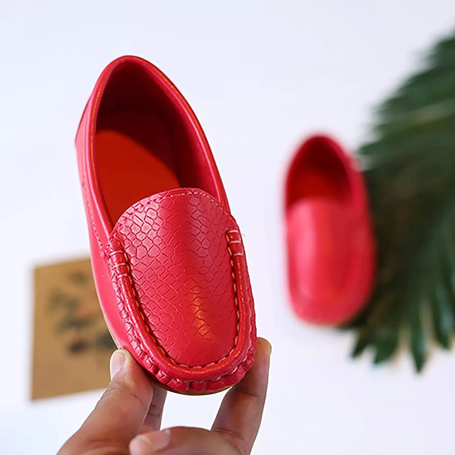 Kids Toddlers Boys Girls Loafers Casual Slip-On Moccasin Boat Dress Shoes Casual Shoes Formal Dress Shoes Toddler Girl