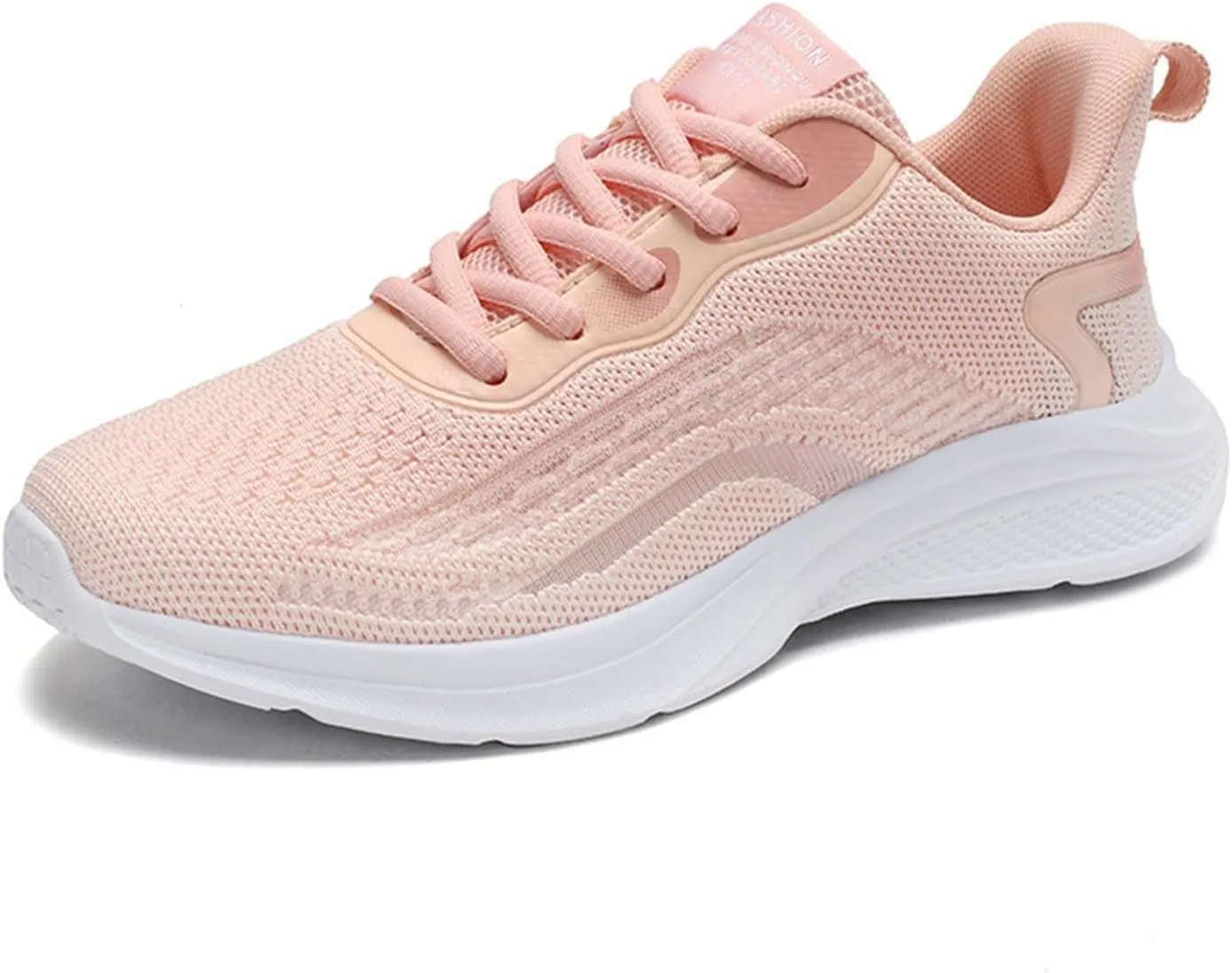 Ladies Orthopedic Sneakers Lace-up Casual Breathable Soft Sole Walking Running Shoes Comfortable Tennis Shoes Non Slip Womens Sneakers with Arch Support