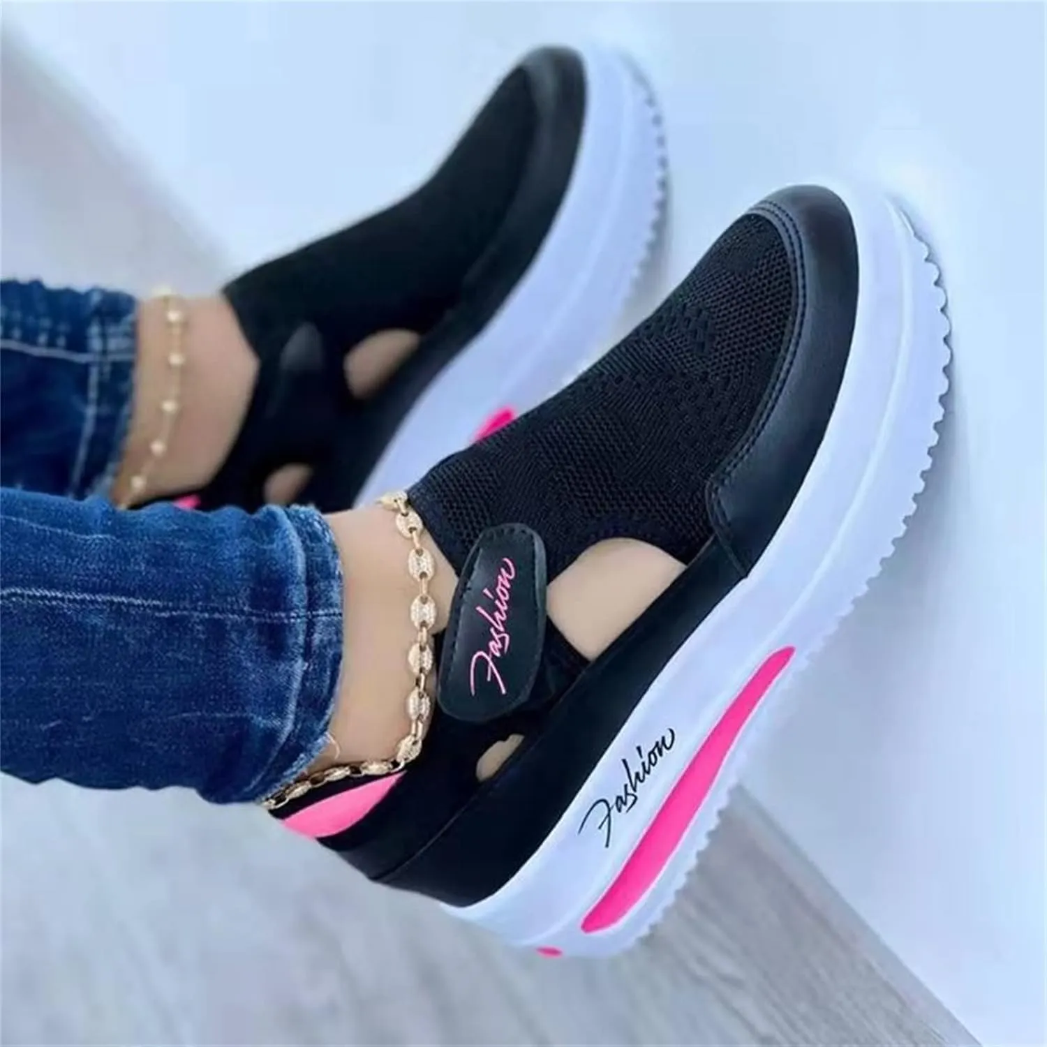 Ladmiple Shoes For Women Sneakers Slip Ons Low Top Casual Walking Canvas Shoes Dressy Summer Fashion Flats Loafers