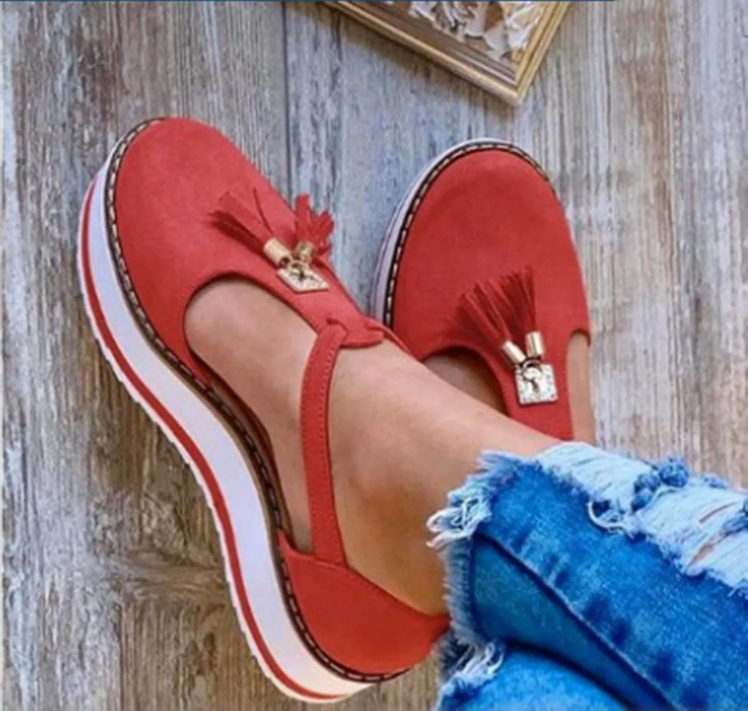 Ladmiple Sneakers For Women Walking Shoes Slip On Low Top Fashion Dressy Casual Summer Comfort Non Slip Flats Loafers