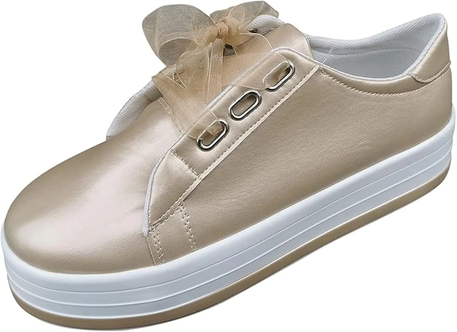 Lausiuoe Shoes For Women Flats Comfortable Dressy Women Comfortable Casual Fashion Sneakers Walking Shoes Classic Fall Lightweight Soft Breathable Slip On Low Top Canvas Flat Loafers