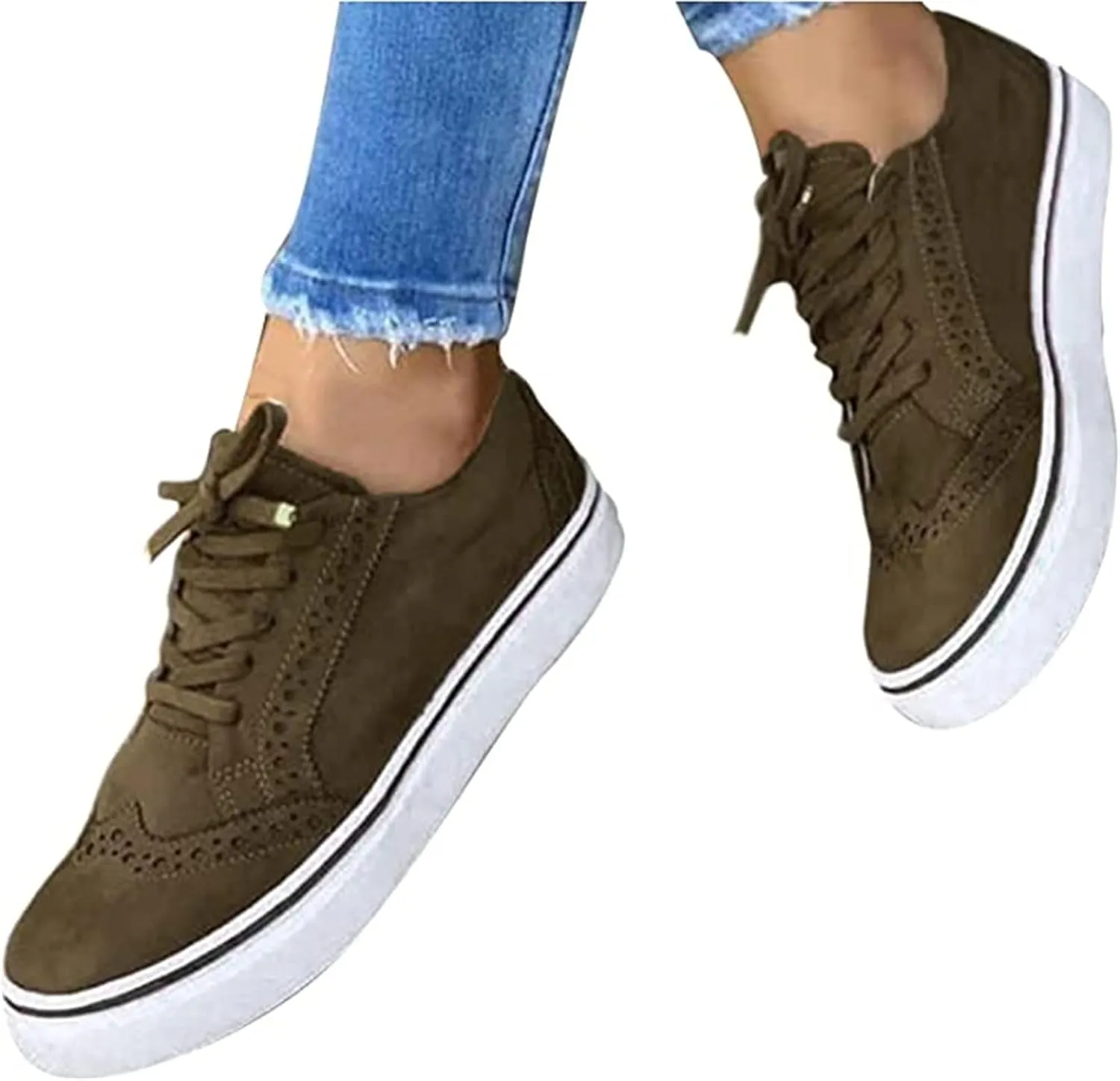 Lausiuoe Shoes For Women Sneakers Cute Comfortable Casual Fashion Walking Shoes Soft Slip On Low Top Canvas Flat Loafers