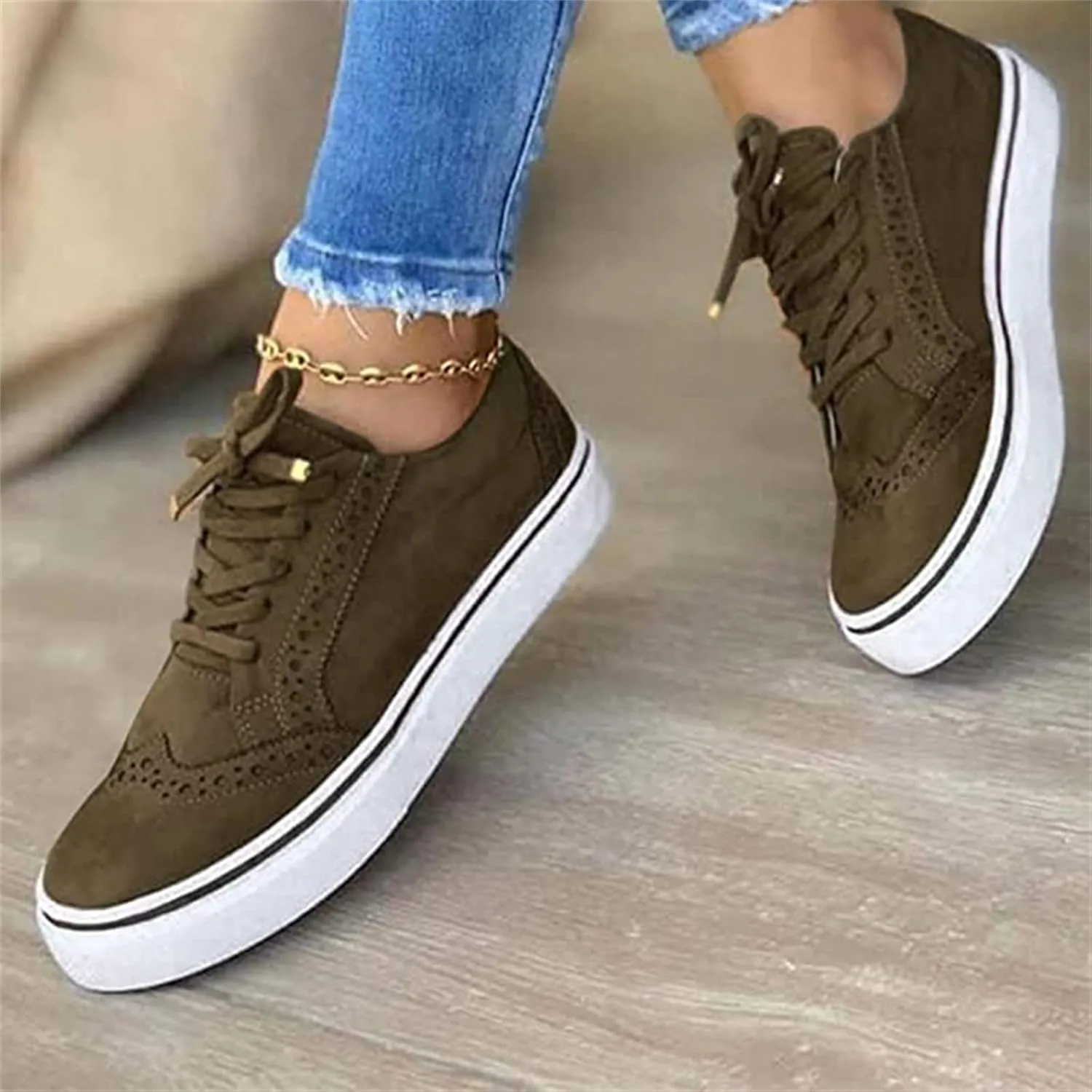 Lausiuoe Shoes For Women Sneakers Cute Comfortable Casual Fashion Walking Shoes Soft Slip On Low Top Canvas Flat Loafers