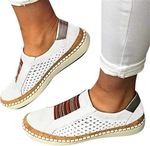 Lausiuoe Shoes For Women Sneakers Cute Slip on Canvas Walking Shoes Low Top Non Slip Fashion Casual Soft Flat Loafers