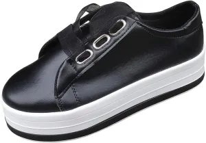 Lausiuoe Sneakers For Women Walking Shoes Comfortable Casual Fashion Lightweight Slip On Low Top Canvas Flat Loafers