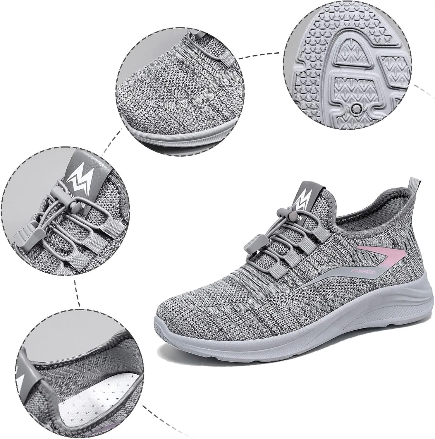 Loafers for Women Casual Women's Comfortable & Lightweight Loafers Slip On Sneakers Womens Wide Width Athletic Shoes