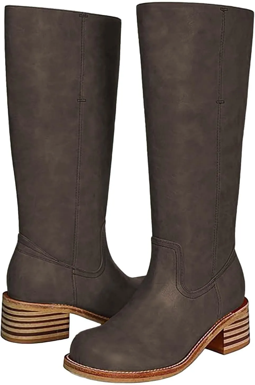 Long Boots for Women Wide Calf over Knee High Boots High Heeled Long Boots Womens Boots Size 5 Wide Calf